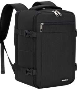 Bagage Cabine MOCOCITO 40x20x25cm Pour Ryanair - Sac à Dos de Voyage et Ordinateur Portable 15.6'' - Noir
