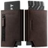 DUGRAFT Porte-cartes RFID Sécurisé avec Fermeture Magnétique, Poche à Monnaie et Compartiment pour Billets - Wallet Homm