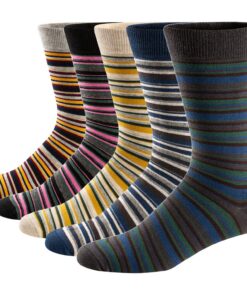 Chaussettes Fantaisie Homme Coton Peigné Confortable et Respirante pour Sport et Repos