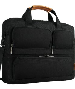 DOMISO Sacoche pour Ordinateur Portable 17-17,3 Pouces Compatible avec HP Pavilion/Dell Inspiron 17/Acer/ASUS, Mallette