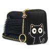 Conisy Mignon Porte-Cartes en Cuir pour Femmes en Étui de Protection RFID, Accessoire de Poche Élégant avec Fermeture Éc