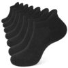 Chaussettes de Sport CLOSEMATE Antidérapantes Homme Femme Blanc Noir