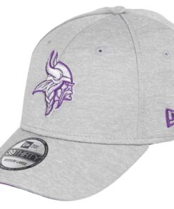 New Era 39Thirty NFL Cap - Gris Baseball Football Hat for Sport Fans, Authentic Team Design, Lightweight Comfort