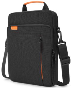 NIDOO Sac à Bandoulière 14 Pouces Protection pour MacBookAir/Pro/Surface/Laptop 6/ThinkPad/7/XPS 14 - Sécurité & Style p