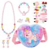 Fille Licorne Sac à Main Bijoux Violet03A Annivѐresaire Cher-chez-nous