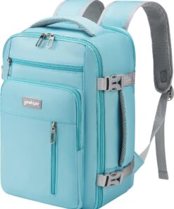 YOKGO Cabine Bagage Ryanair Femmes Hommes Bleu-Vert