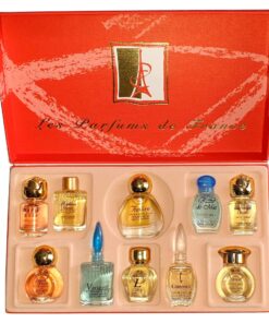 Les Parfums de France coffret de 10 miniatures possible de remplir à nouveau - Coffret Décoration / Cadeau / Voyage - 52