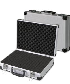 PeakTech 7265 - Mallette Universelle Universelle pour Instruments de Mesure, Robuste en Aluminium, Compartiment à Outils