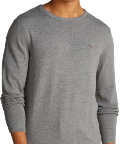 Tommy HilfigerPull HommeEssentiel en CotonCrew NeckTorseTommy Hilfiger