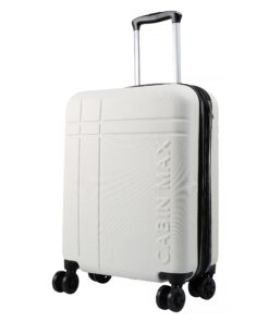 Valise cabine Cabin Max 55x40x20 cm - Rigide ABS - Poignée télescopique - 4 roues pivotantes 360° - Spacieux pour compag