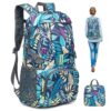 Sac à dos compressible 35L résistant à l'eau pour hommes Sac à dos pliable ultra léger Sac à dos de randonnée réfléchiss