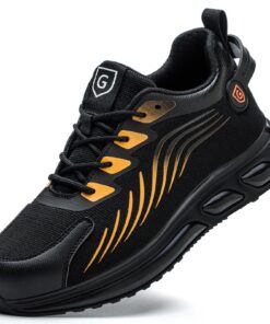 OBQcare Chaussures de Sécurité Légères Hommes et Femmes Antidérapantes 38-46 EU | Protection Pieds Embout Acier