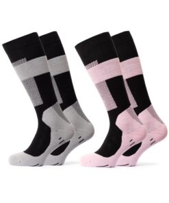 Occulto chaussettes de ski compression lot de 2 homme femme OEKO-TEX STANDARD 100 Occulto chaussettes de ski compressiv