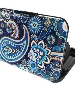 Turnaroundtech Porte Carte Femme Aluminium Grande Capacité avec Système RFID Anti-Contactless Anti-Fraude
