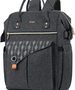 Sac à Dos RJEU Femmage 15,6 PoucesPortable Avec USB, Sac à Dos RJEU Collège École Travail Voyage