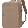 RuoSien sac à dos cabine 40x20x25 pour Ryanair femme homme (Kaki)