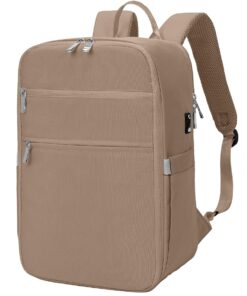 RuoSien sac à dos cabine 40x20x25 pour Ryanair femme homme (Kaki)