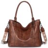 Sac à Main Femme Cuir PU Grande Capacité Pratique Travail Voyage Cadeau
