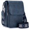 Sacs bandoulière femme Petits Besace Sacoche Messenger Cuir PU Rigide Portefeuille Réglables Bandoulière