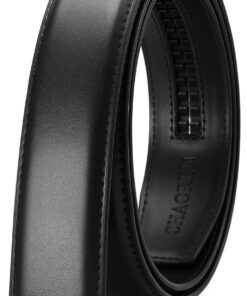 CHAOREN Ceinture sans Boucle Homme Cuir Automatique à Cliquet 35mm/30mm pour Hommes Accessoires Élégant et Confortable