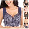 Soutien-gorge Push up Femme DentelleSexy Grande TailleComfortable Invisible Sport
