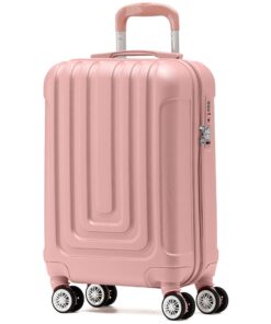 Flight Knight Premium Hard Shell Suitcase | Legère - 8 Roues Pivotantes - Verrouillage Et Port USB - Approuvée par Plus