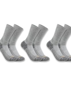 Carhartt Chaussettes Homme Fortes (Lot de 3) Confortables pour Travail outdoor Habillé américain