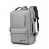 Sac de voyage BMTJ BAGS - Extensible 24L à 30L - USB - Compartiment Ordinateur 16” - Pour Voyage, Travail et Étudiant -
