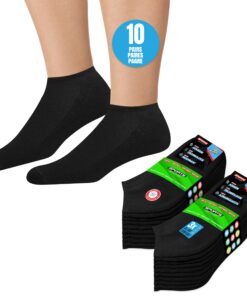 SOXCO Bas Homme et Femme - Taille M - Lot de 10 Paires