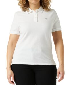 Tommy Hilfiger Tjw Slim Polo Femme Élégant et Comfortable pour Femmes en Coton Bio