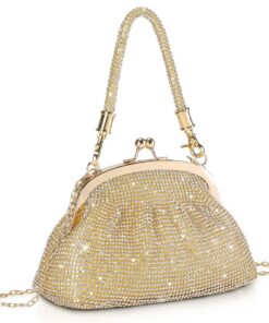 BAIGIO Pochette de soirée vintage pour femmes des années 1920 avec perles, idéale pour mariages et banquets bandoulière