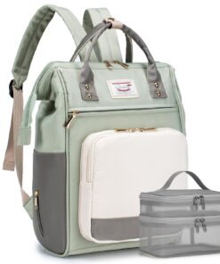 BAGROUPS Sac à Dos Bagage Avion Cabine 40x30x20cm Wizzair - Sac à Dos Main Amovible Porte tétine et Sangles de Poussette