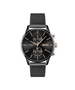BOSS Chronographe Quartz_homme_42mm_date_2sousCadres_resistant5ATM