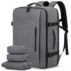 LOVEVOOK Sac à Dos Voyage Étanche Homme Femme | Économique & Intemporalement Chic pour Travail École Loisir | Gris OEKO-