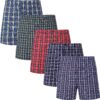 Jveyvth Boxer Homme, 100% Coton Calecon pour Homme, Doux et Respirant