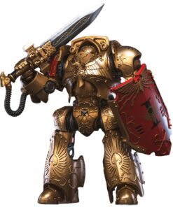 JOYTOY Warhammer The Horus Heresy Legio Custodes Contemptor Galatus 25cm Articulé Pour Adultes 15 Ans et Plus