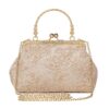 BAIGIO Sac de soirée vintage avec perles - Élégant sac à bandoulière pour mariage, fête, banquet