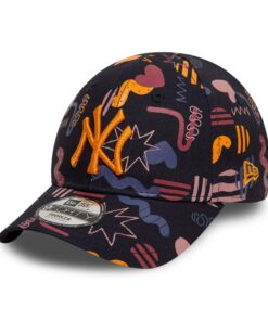 New Era Petits Enfants Casquette 9Forty Visière Curvée Fermeture Velcro Chic et Comfortable pour Les Jeunes Équipages de