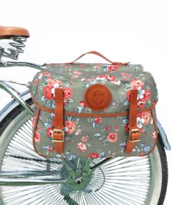Tourbon Sacoche arrière pour vélo Fleur Imperméable Double Rangement Adulte Cavaliers Piscine Montagne 20L