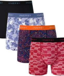 Boxer homme respirant lot de 4 caleçons doux braguette ouverte OEKO-TEX_standard_100