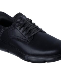 Skechers Garza Chaussures Homme Élevées en Cuir Doux et Confortables pour la Vie Daily avec Technologie Skechers Adaptiv