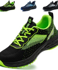ISOOUS Chaussures de Sécurité Hommes Femmes Sécurité Respirante Chaussures de Travail Antidérapantes Embout d'Acier