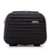 Valise cosmétique Wittchen Femme Groove Line Noir Bagage à Main Cabin Shuffle Air France Easyjet Transavia