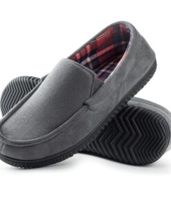 RockDove Chaussures de Mocassin Doublé en Flanelle PourHommes en Hiver Faites Chauffer Vos Pieds
