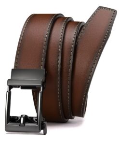 CHAOREN Ceinture Automatique Homme Àcliquet Business Décontracté 35mm Sans Trous