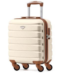 Bagage Cabine Leger 28'' TSA Approuve par 100+ Compagnies Aeriennes - 45x36x20cm en ABS Rigide Voyageur Confirmé