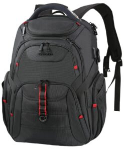 Sac à Dos EMPSIGN Homme 17.3 Pouces Ordinateur Imperméable USB Charging Noir
