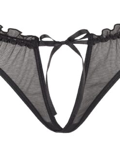 Axami V-6468 Neige Joli Sensuel String - Taille Élégante pour Femme - Idéal pour Le Travail et L'Intimité - Ensemble Sou