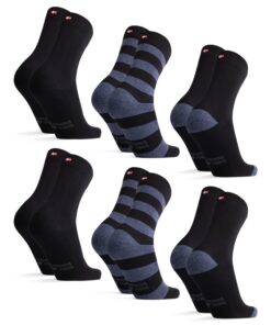 DANISH ENDURANCE Chaussettes en Coton Premium Respirantes & Douces pour Homme et Femme, 3 ou 6 Paires - Comfort et Spéci