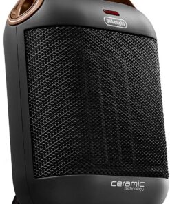 De'Longhi Radiateur Céramique HFX30C18.AG | Chauffage Mobile Rapide et Séléctif avec 2 Niveaux de Puissance et Fonction